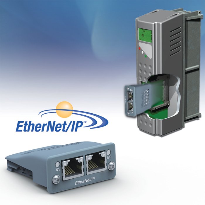 Dwuportowy moduł komunikacyjny  EtherNet/IP typu plug-in